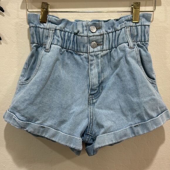 PacSun Cinched Waist Denim Mom Short - XS - Picture 3 of 7